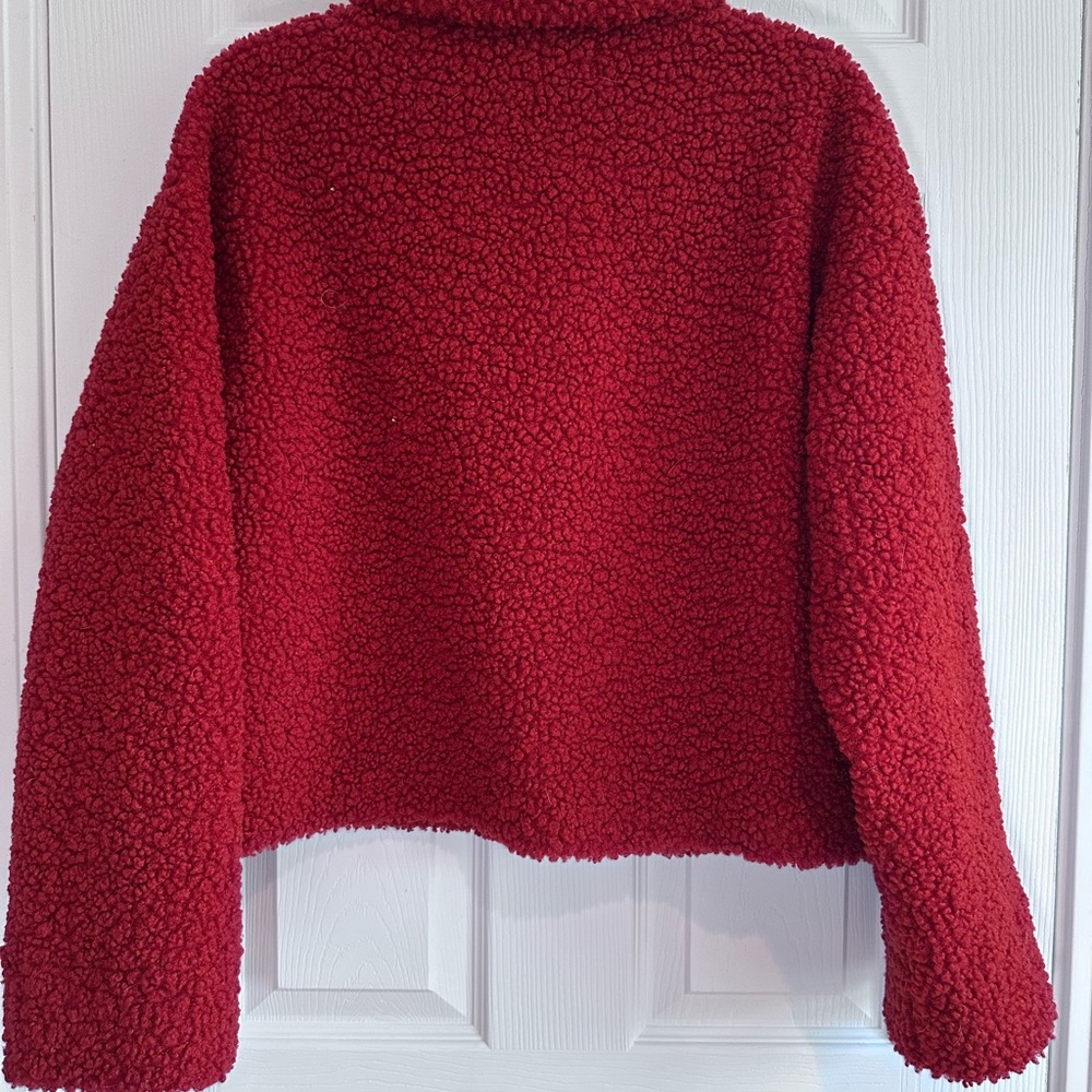 ZARA DOUBLE-FACED FLEECE JACKET Size M - Picture 11 of 17